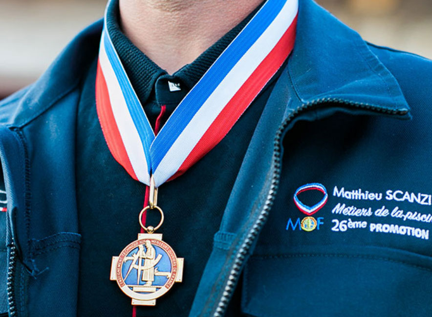 Scanzi Piscines Matthieu Scanzi Meilleur Ouvrier de France MOF