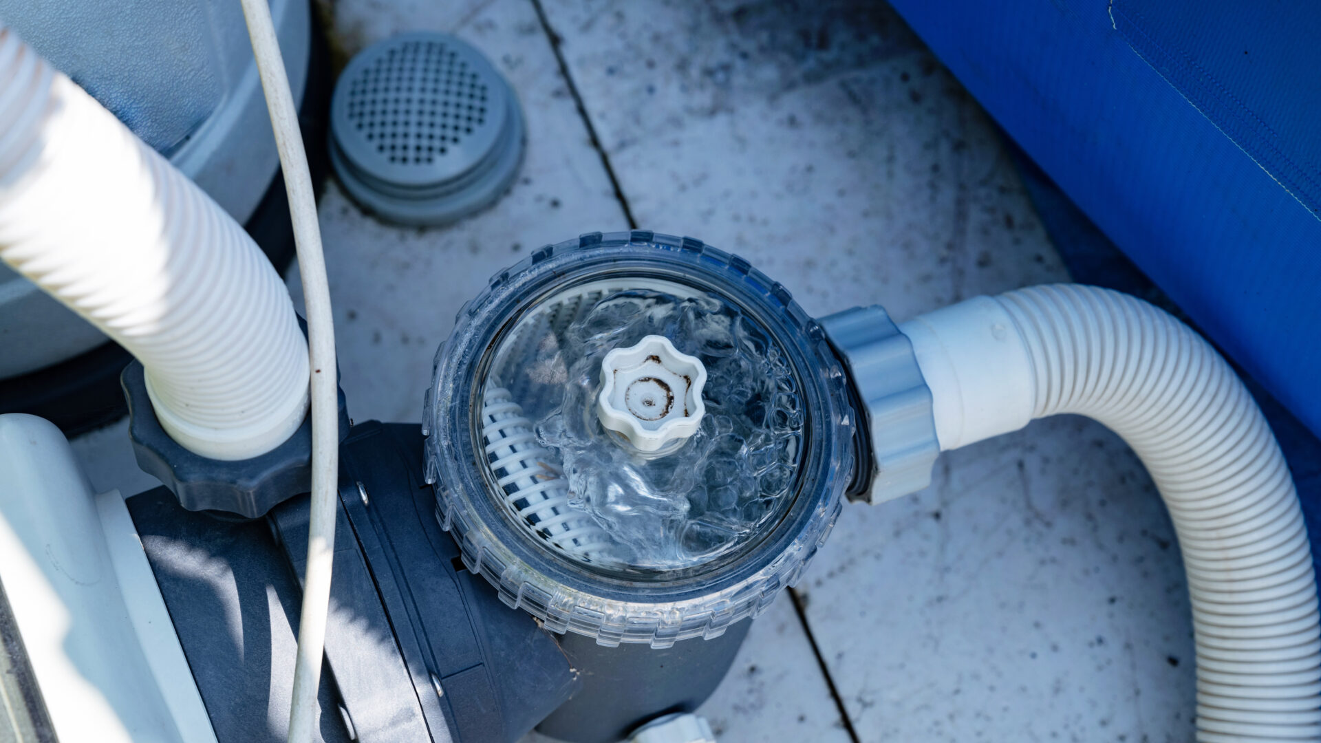 Pompe de filtration de piscine sans chlore